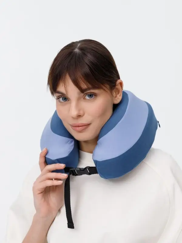 Дорожная подушка Piligrim, голубая