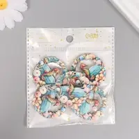 Декор для творчества дерево "Морской конёк" 3,9х3,9х0,3 см