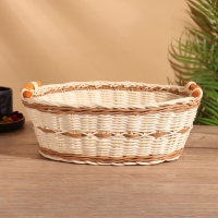 Корзина плетеная 32x25x11 см, ротанг