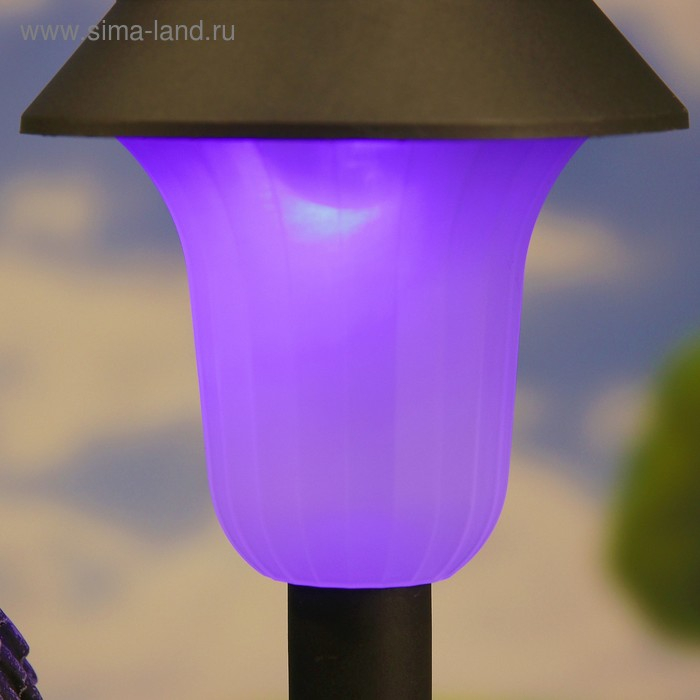 Садовый фонарь "Зайцы у фонаря" 23х28см