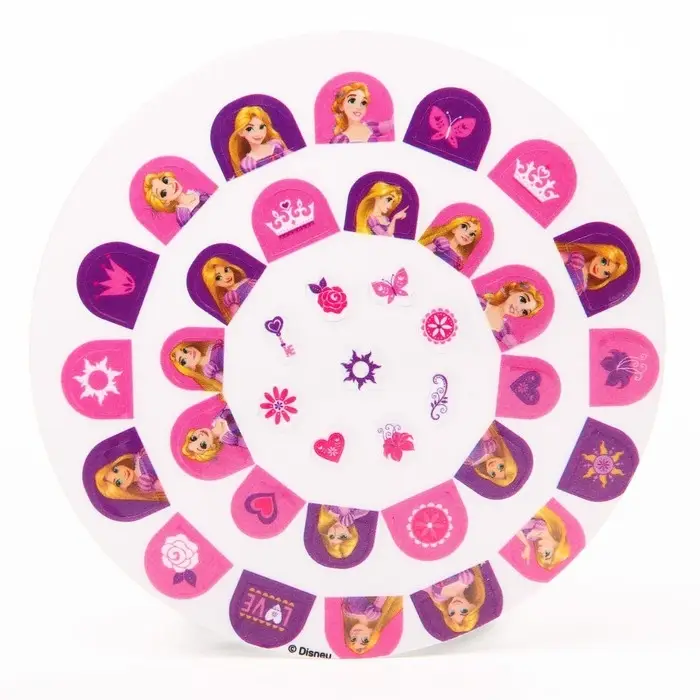 Наклейки для ногтей детские, Рапунцель