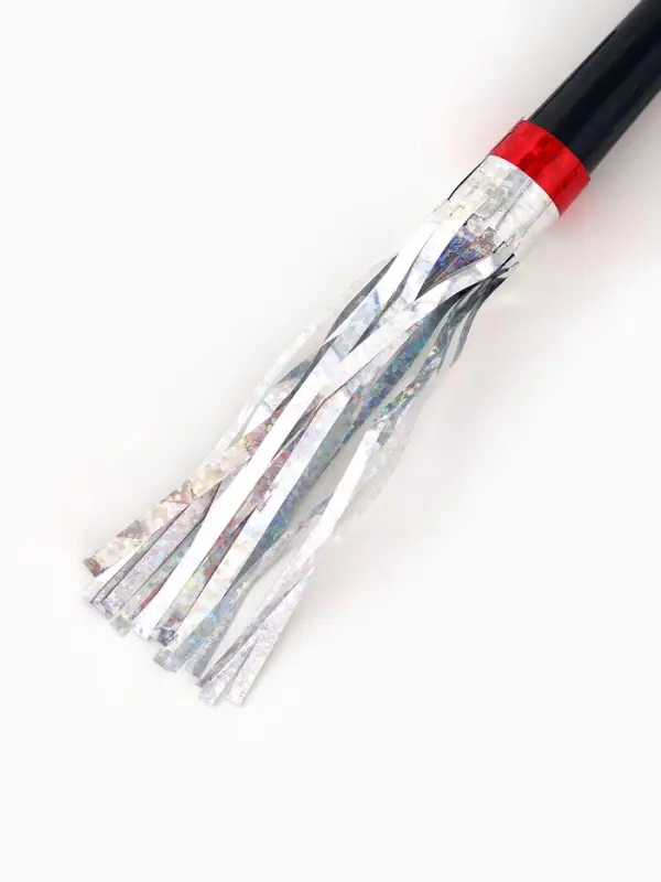 Карнавальный язычок &laquo;Дождик&raquo; серебряный, 6 шт