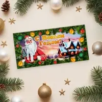 Конверт для денег &laquo;С Новым Годом!&raquo;, 16&times;8 см