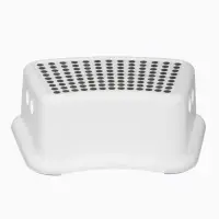 Подставка детская, антискользящая., цвет белый/серый