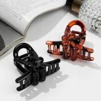 Крабик для волос &laquo;Глянец&raquo;, цветок петля, 7 см, МИКС