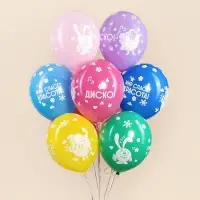 Воздушный шар латексный 12" &laquo;Смешарики&raquo;, ассорти, 25 шт.