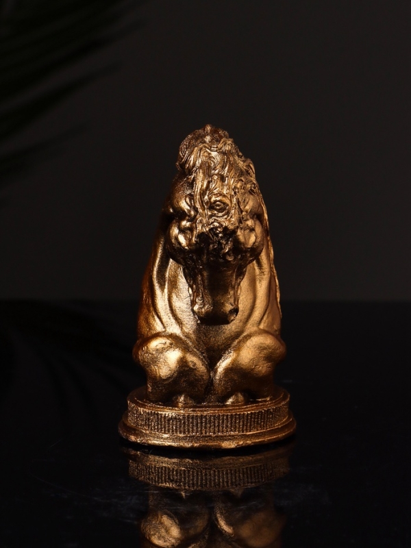 Фигура "Конь " 9х6 см, цвет бронза