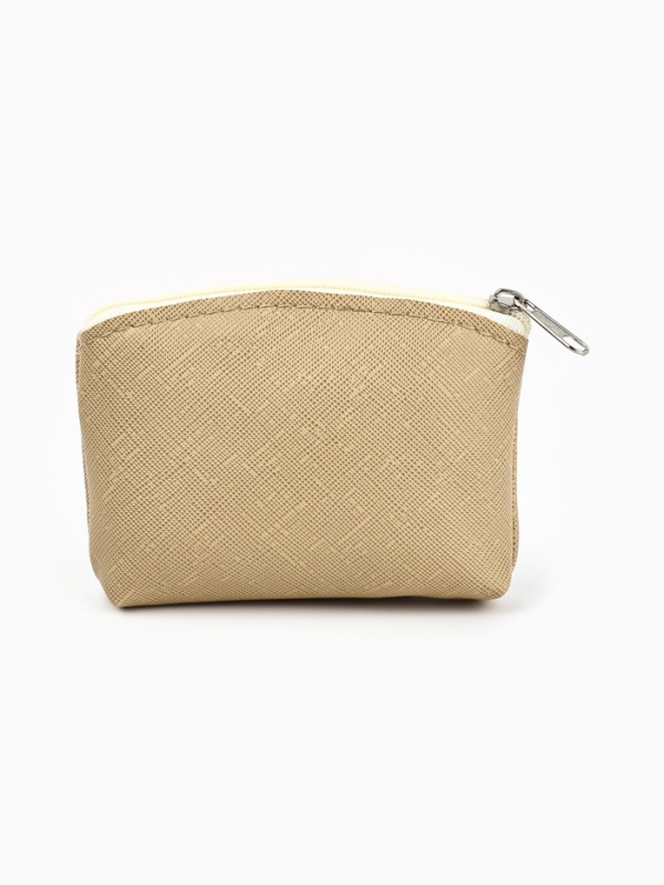 Кошелёк молодёжный, цвет бежевый, 11 х 7 см