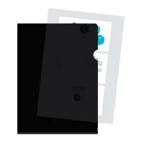 Папка уголок А4 180мкм, Calligrata DeLuxe, черный, непрозрачный, с тиснением