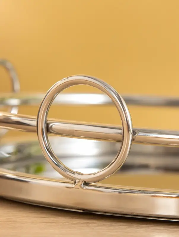 Поднос "Космо" 27х27х7 см, нерж. сталь