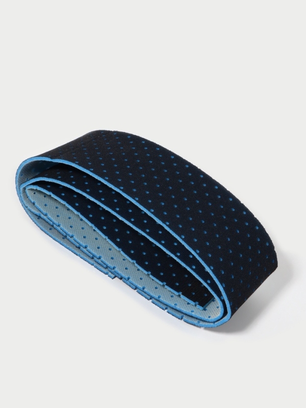 Стельки для обуви, дышащие, для вырезания, в рулоне, 150&times;9 см, чёрный/голубой