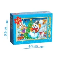 Пазл детский &laquo;Весёлый снеговичок&raquo;, 54 элемента