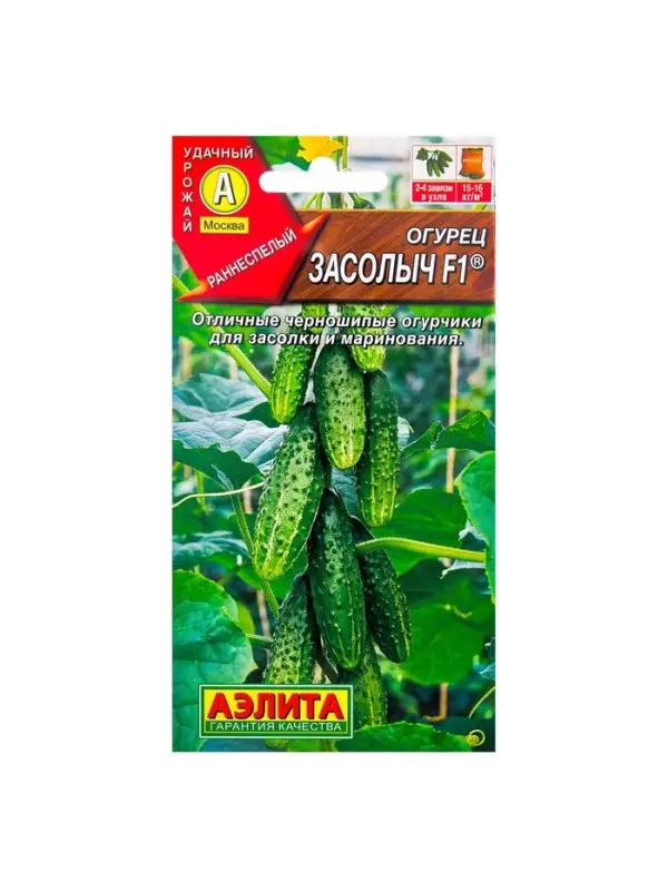 Семена огурца "Засолыч", F1, 10 шт.