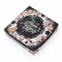 Коробка для печенья, &laquo;Новогодние чудеса&raquo;, 12&times;12&times;3 см, Новый год