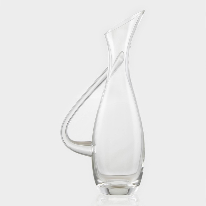Декантер с ручкой &laquo;Грюнер&raquo;, 1200 мл, 15,5&times;10&times;35 см, стекло