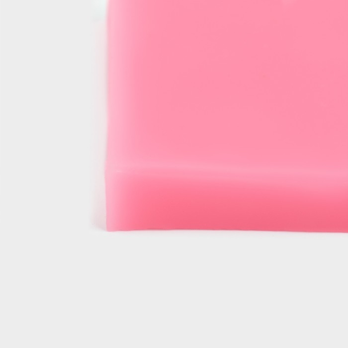 Молд &laquo;Ракушки&raquo;, силикон, 7,7&times;7&times;1,5 см, цвет розовый