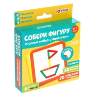 Развивающий набор &laquo;Собери фигуры&raquo;, с палочками