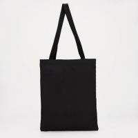 Сумка-шопер &laquo;Корги&raquo;, без молнии, без подкладки, цвет чёрный