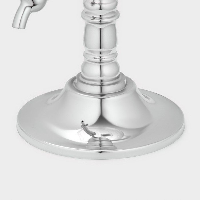 Башня пивная с воронкой &laquo;Земной шар&raquo;, 1,9 л, цвет серебристый