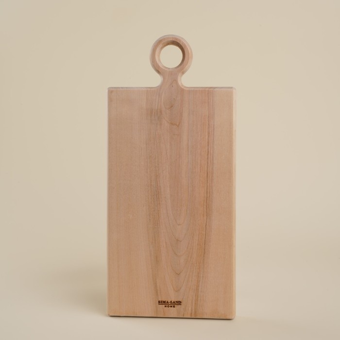 Доска разделочная из цельного массива берёзы Sima-Land Home, 35&times;16&times;2,2 см