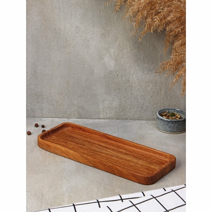 Подставка для столовых приборов и специй &laquo;Делия&raquo;, 28&times;11&times;2 см, дуб