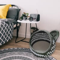 Шнур для вязания 35% хлопок,65% полипропилен 3 мм 85м/160&plusmn;10 гр (кофе/шоколад)