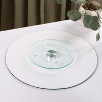 Подставка стеклянная для торта вращающаяся Доляна &laquo;Маффин&raquo;, d=32 см ㅤ