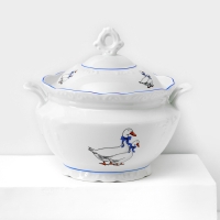 Сервиз фарфоровый столовый &laquo;Гуси&raquo;, 48 предметов