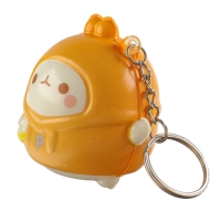 Мялка-сквиш &laquo;Зайка&raquo;, на брелоке, цвет МИКС