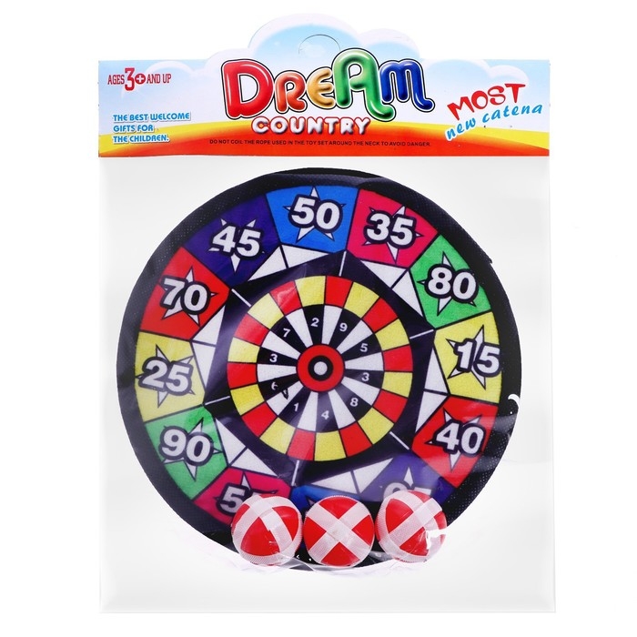 Дартс липучка &laquo;Иллюзия&raquo;, 3 шарика