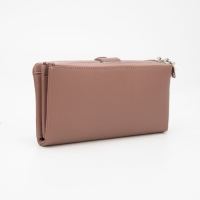 Кошелёк женский на магните, цвет розовый