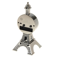 Часы - будильник настольные "Эйфелева башня", дискретный ход, d-6.5 см, 19 х 8.5 см, АА