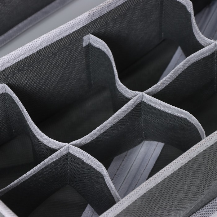 Набор коробов для хранения Доляна &laquo;Гранж&raquo;, 4 шт, 33&times;32&times;10 см, 31&times;15,5&times;10 см, 29&times;14&times;10 см