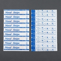 Пластина против храпа, набор - 10 шт, 5,5 &times; 1,6 см, цвет бежевый