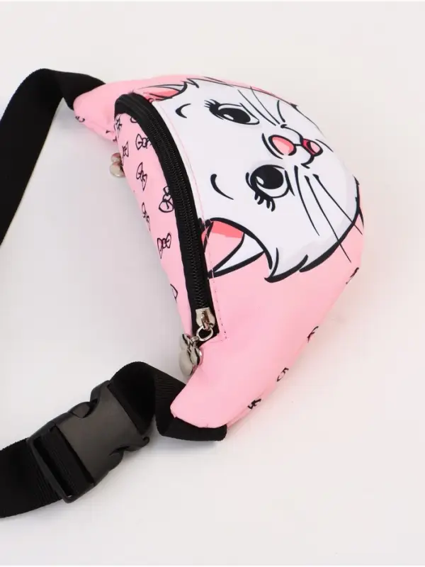 Сумка поясная детская для девочки &laquo;Кошечка&raquo;, 25&times;6&times;13 см
