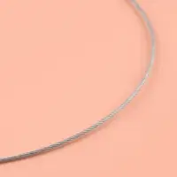 Спицы круговые, для вязания, с металлическим тросом, d=2 мм, 14/100 см