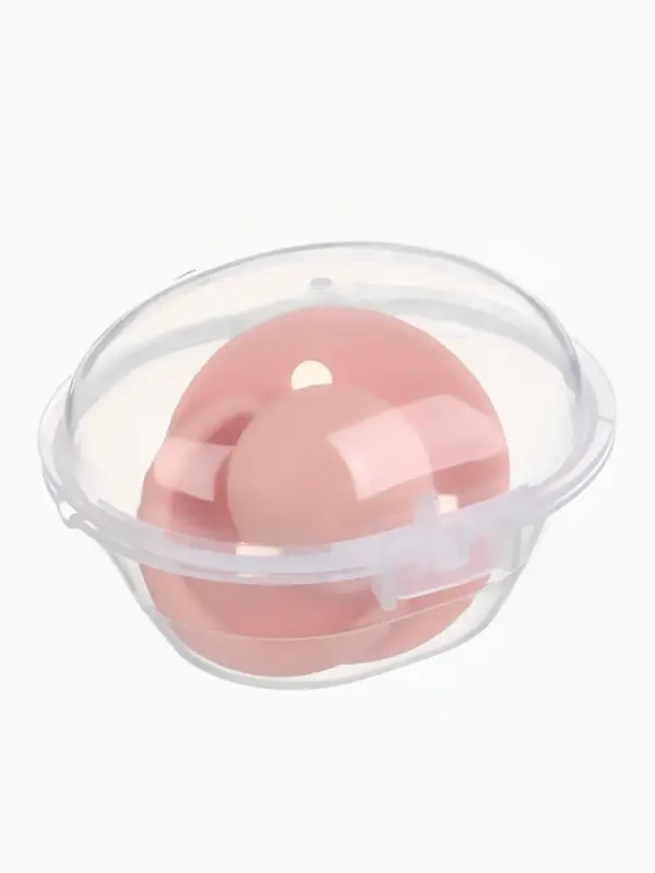 Соска - пустышка классическая, латекс, цв.персиковый, в контейнере, от 6 мес., M&B