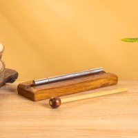 Сувенирный музыкальный инструмент "Ксилофон" махагон, алюминий, 19х6,5х3 см