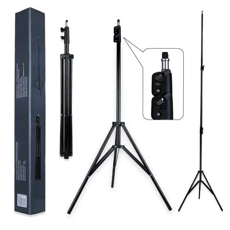 Трипод для Селфи Кольца 1.9 м JBH HD61819 (серая упаковка, русское описание)