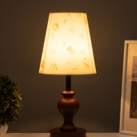 Лампа настольная BayerLux ЭКО "Сол" 1х40Вт Е27 коричневый 20х20х45см