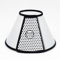 Ветеринарный воротник №1, обхват шеи 37-44 см, высота 22 см, чёрный