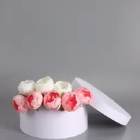 Коробка круглая белая, 30 х 15 см