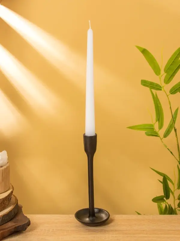 Подсвечник &laquo;Полночь&raquo;, 8&times;8&times;20 см, алюминий