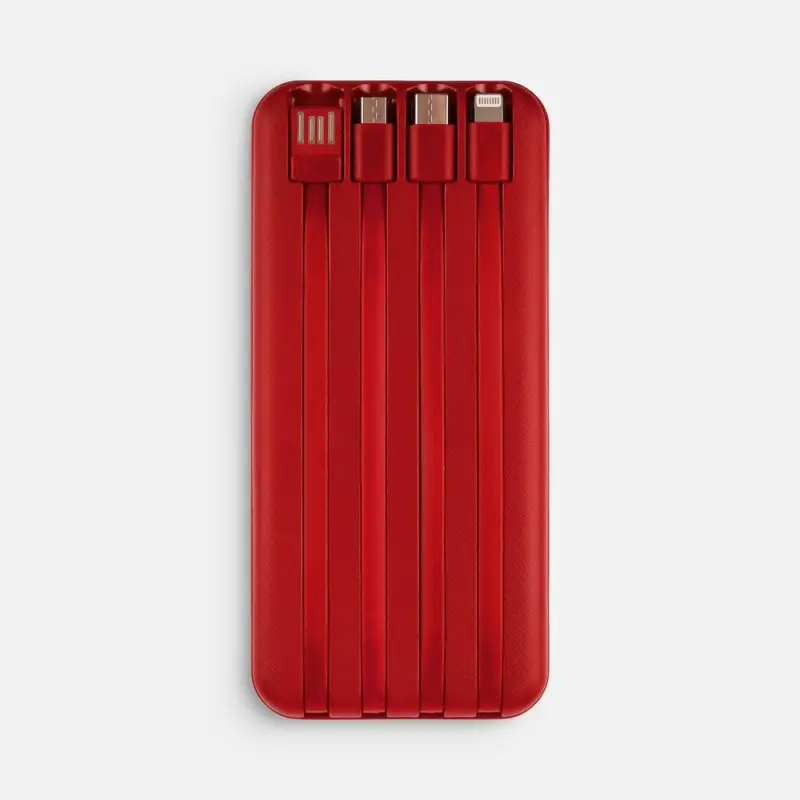 Аккумулятор Omni Qi 10000 мАч, ver.2, красный