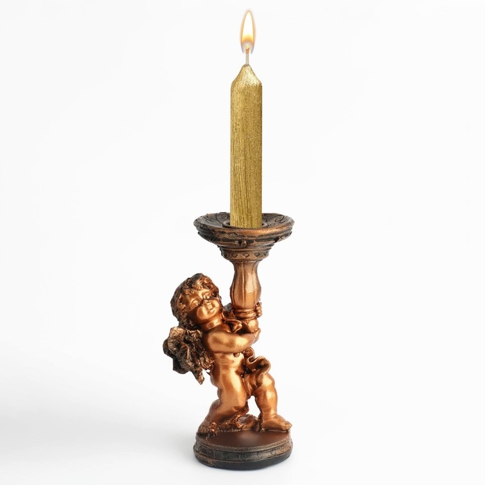 Подсвечник "Ангелочек", на одну свечу, 12.5 х 6 см