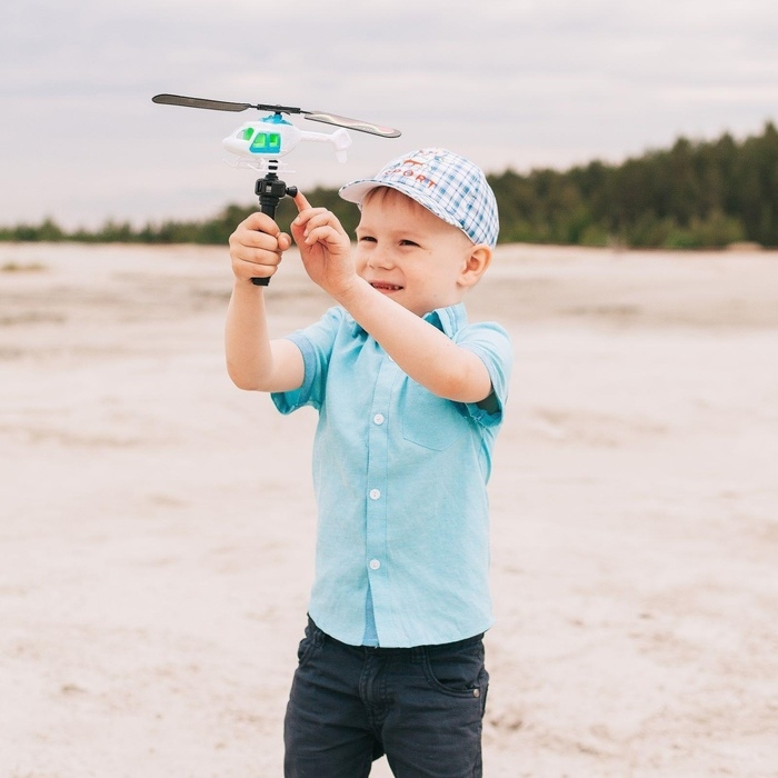 Вертушка для детей &laquo;Вертолёт. Вираж&raquo;, с запуском