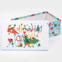 Набор подарочных коробок 5 в 1 &laquo;Волшебных моментов&raquo;, 32,5 х 20 х 12,5 - 22 х 14 х 8,5 см, Новый год