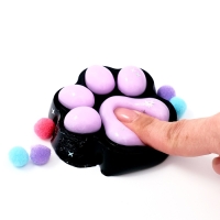 Сквиш антистресс - игрушка &laquo;Чёрная лапка&raquo;, МИКС