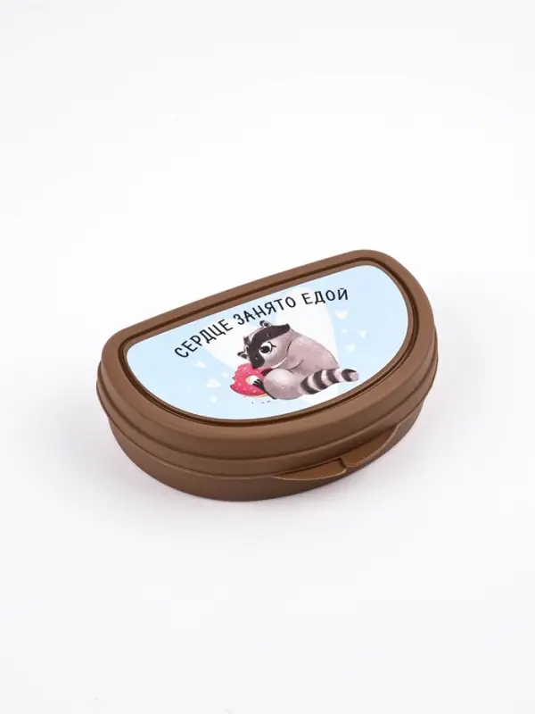 Бутербродница &laquo;Сердце занято едой&raquo;, 14&times;10&times;4 см