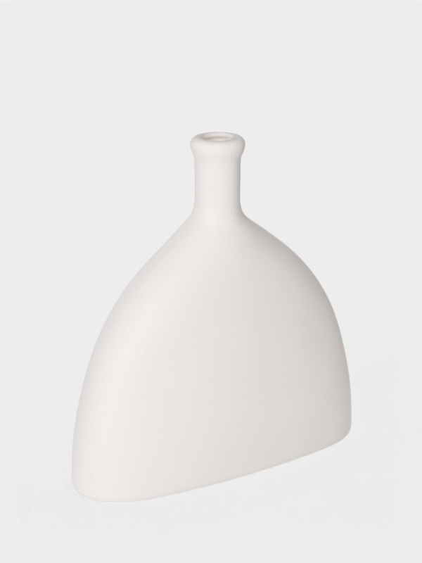 Ваза для цветов "Extension" 18,7х6,8х19,5 см, цвет белый